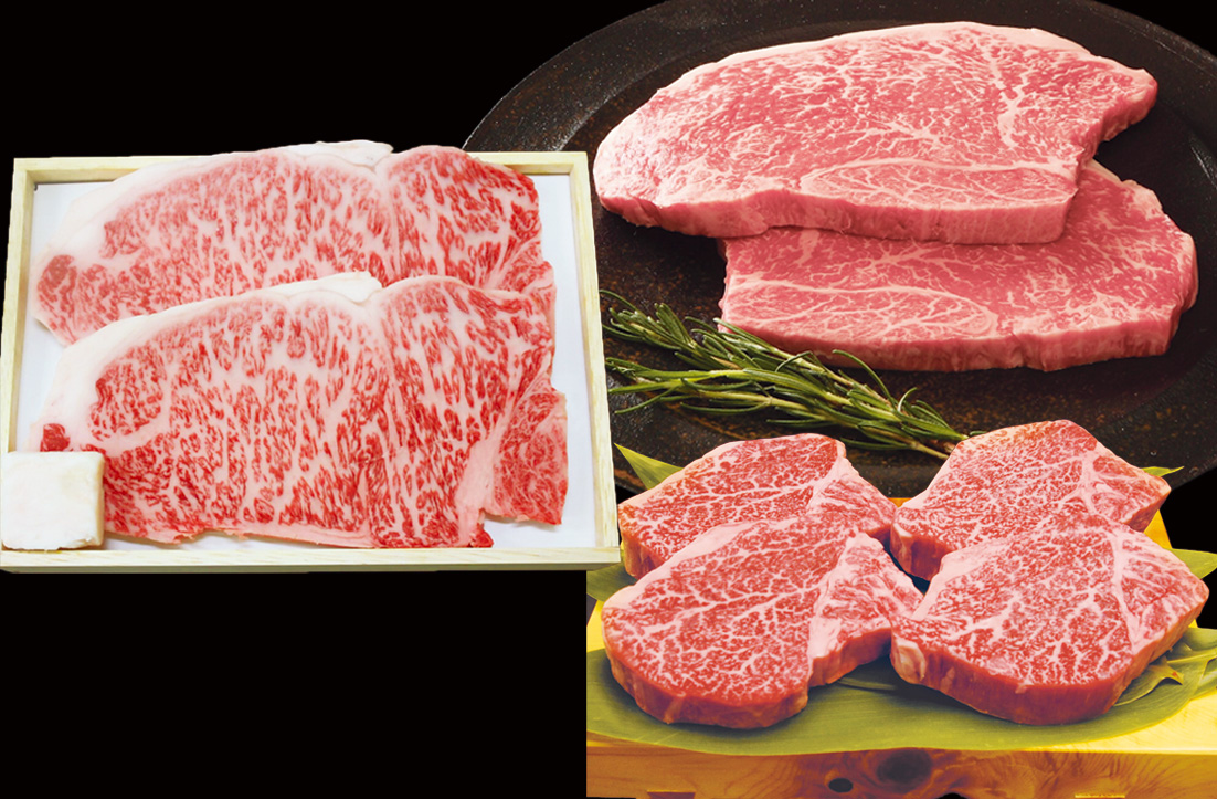 神戸牛 ステーキ食べ比べAセット