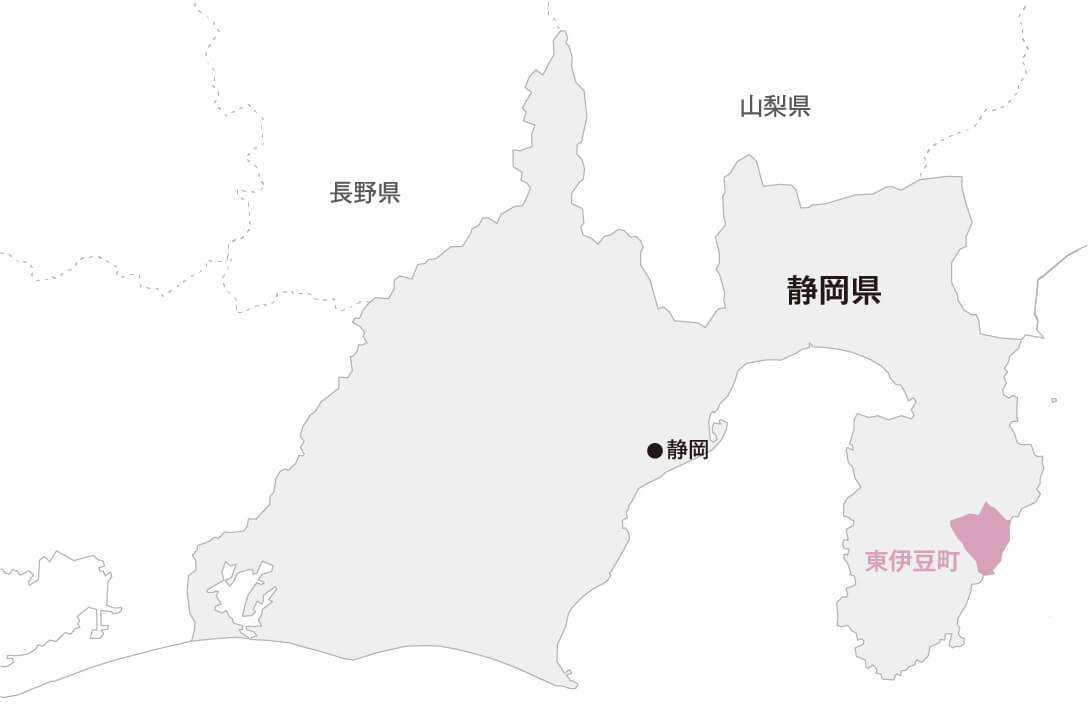 静岡県 東伊豆町マップ画像
