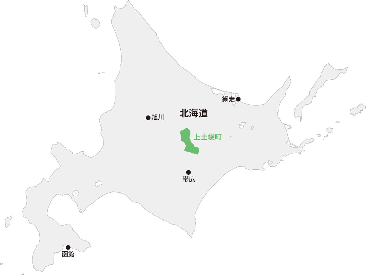 北海道 上士幌町マップ画像