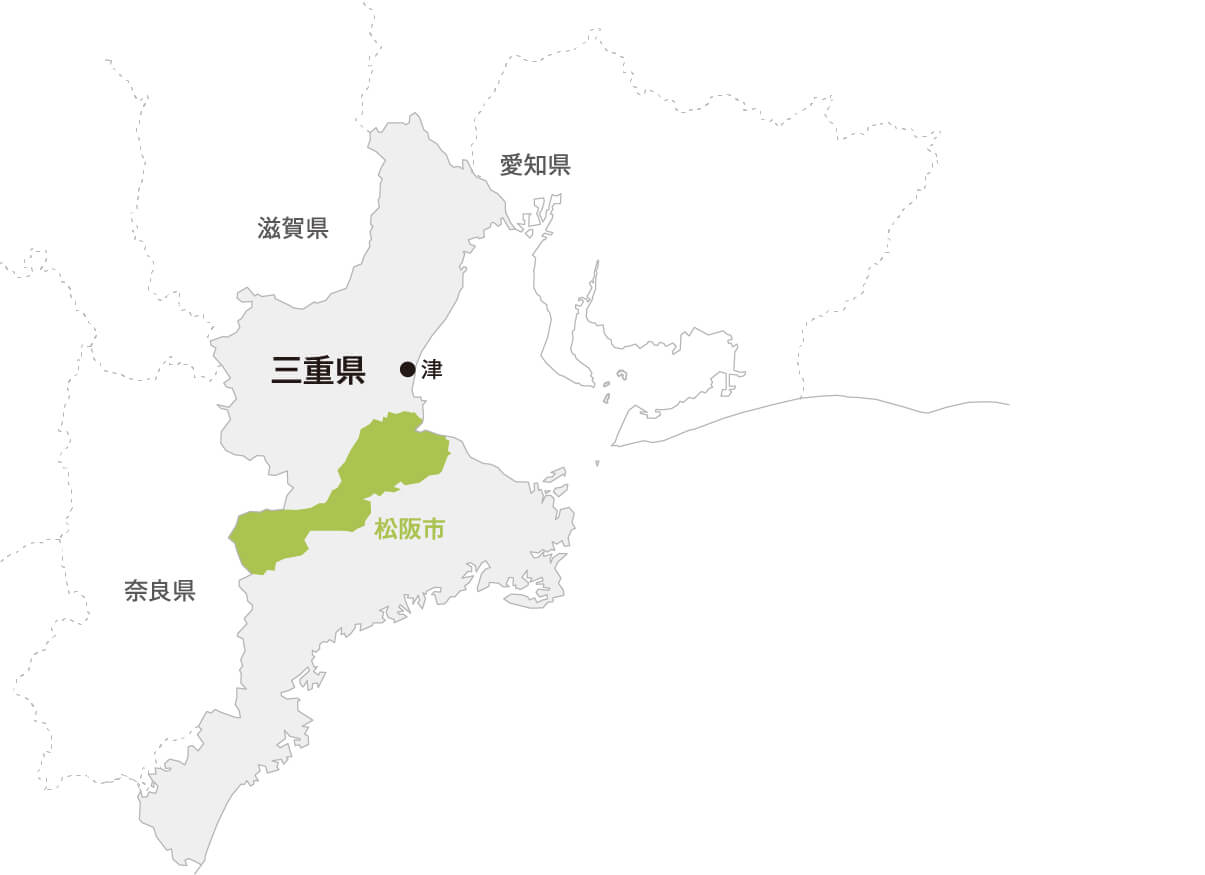 三重県 松阪市マップ画像