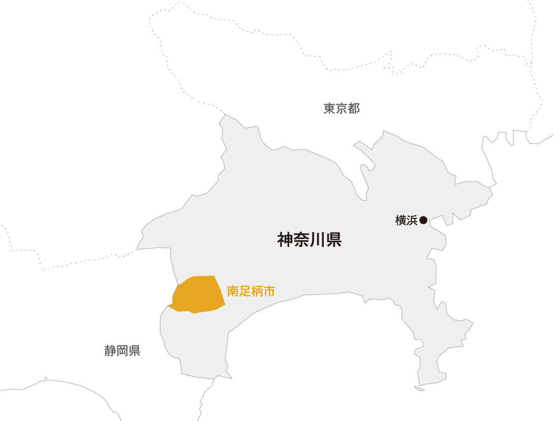 神奈川県 南足柄市マップ画像