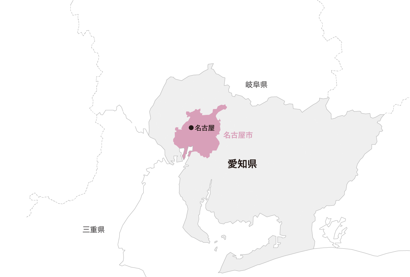 愛知県 名古屋市マップ画像
