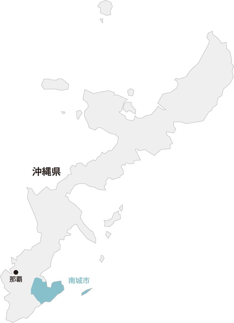 沖縄県 南城市マップ画像