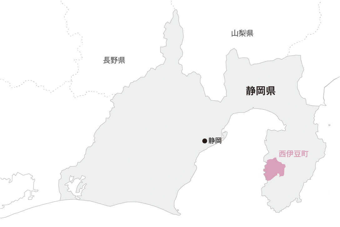 静岡県 西伊豆町マップ画像