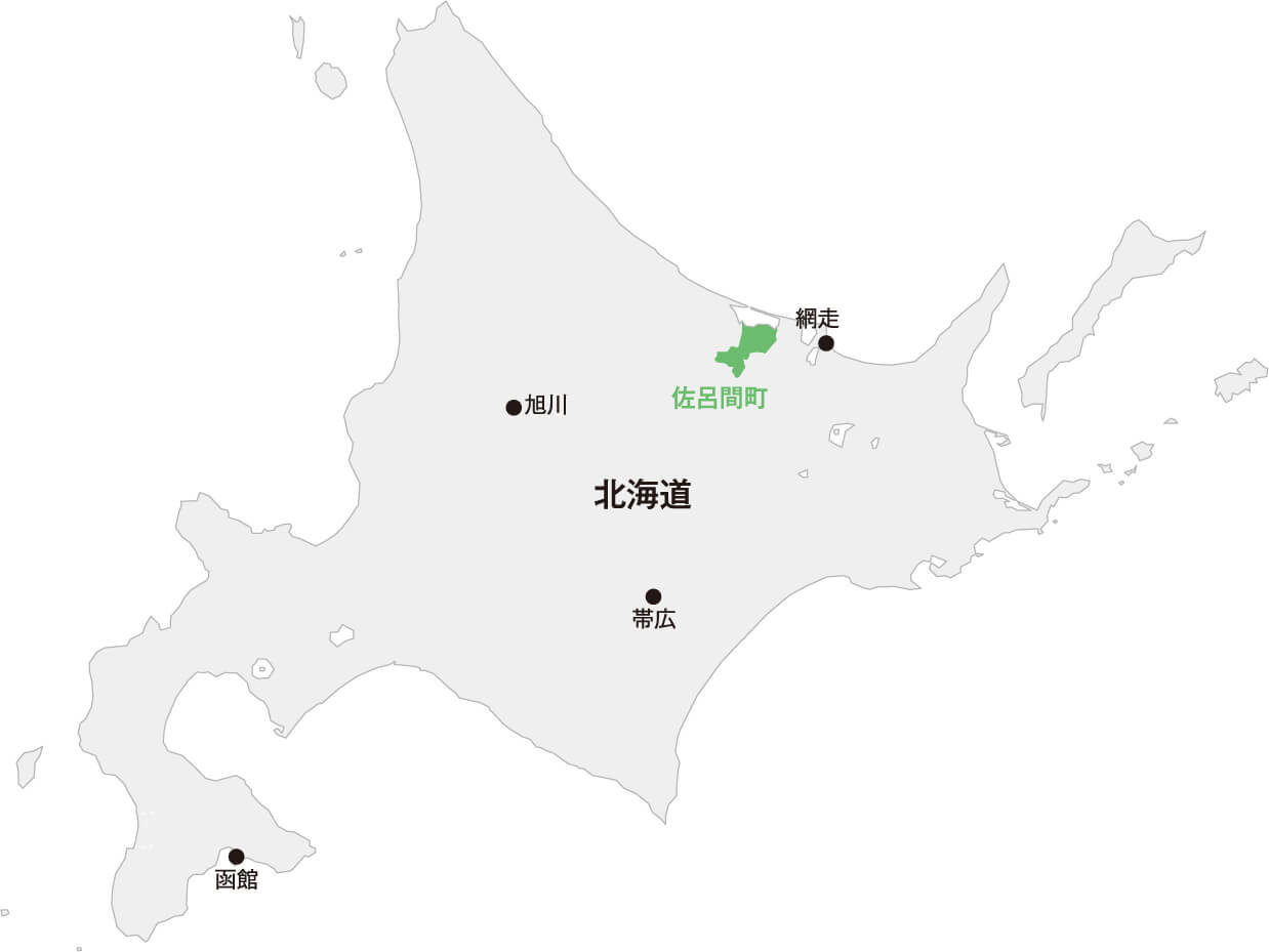 北海道 佐呂間町マップ画像