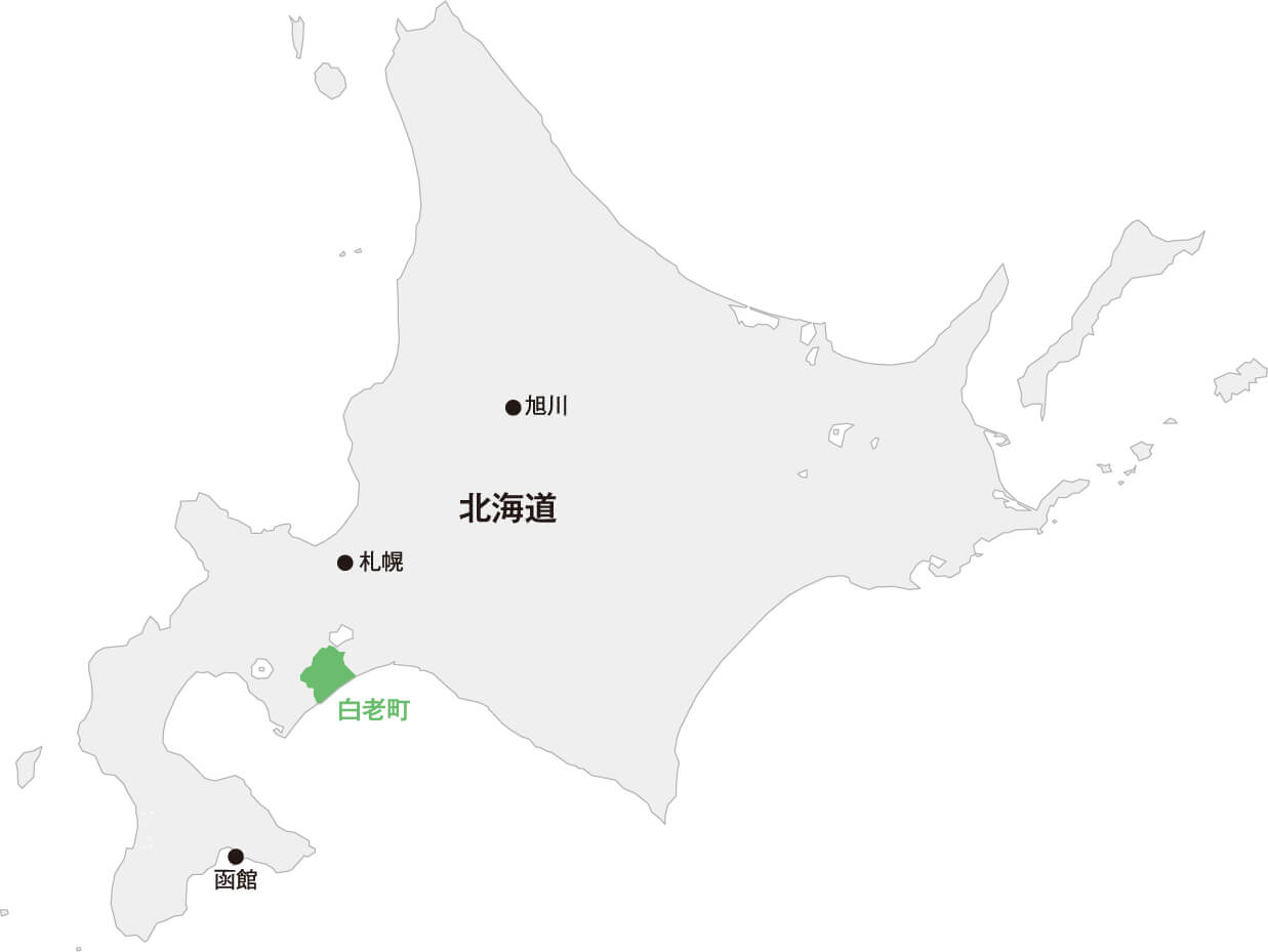北海道 白老町マップ画像