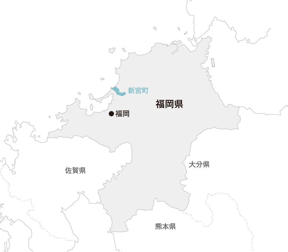 福岡県 新宮町マップ画像