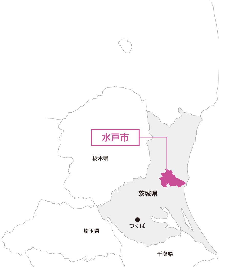 茨城県水戸市マップ画像