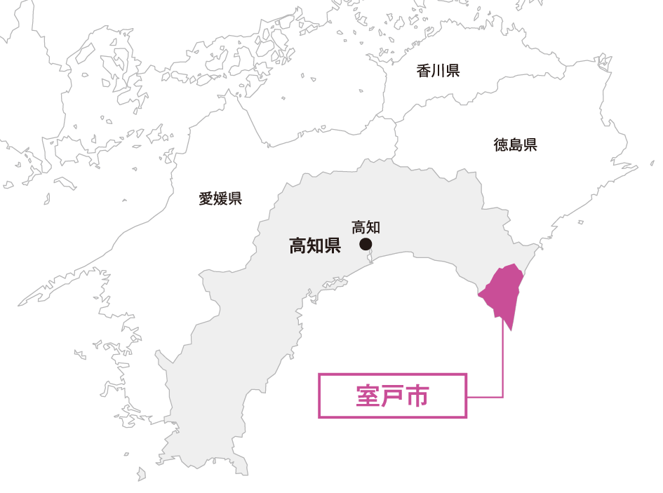 高知県 室戸市マップ画像