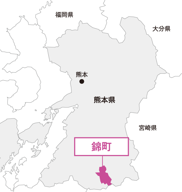 熊本県 錦町マップ画像
