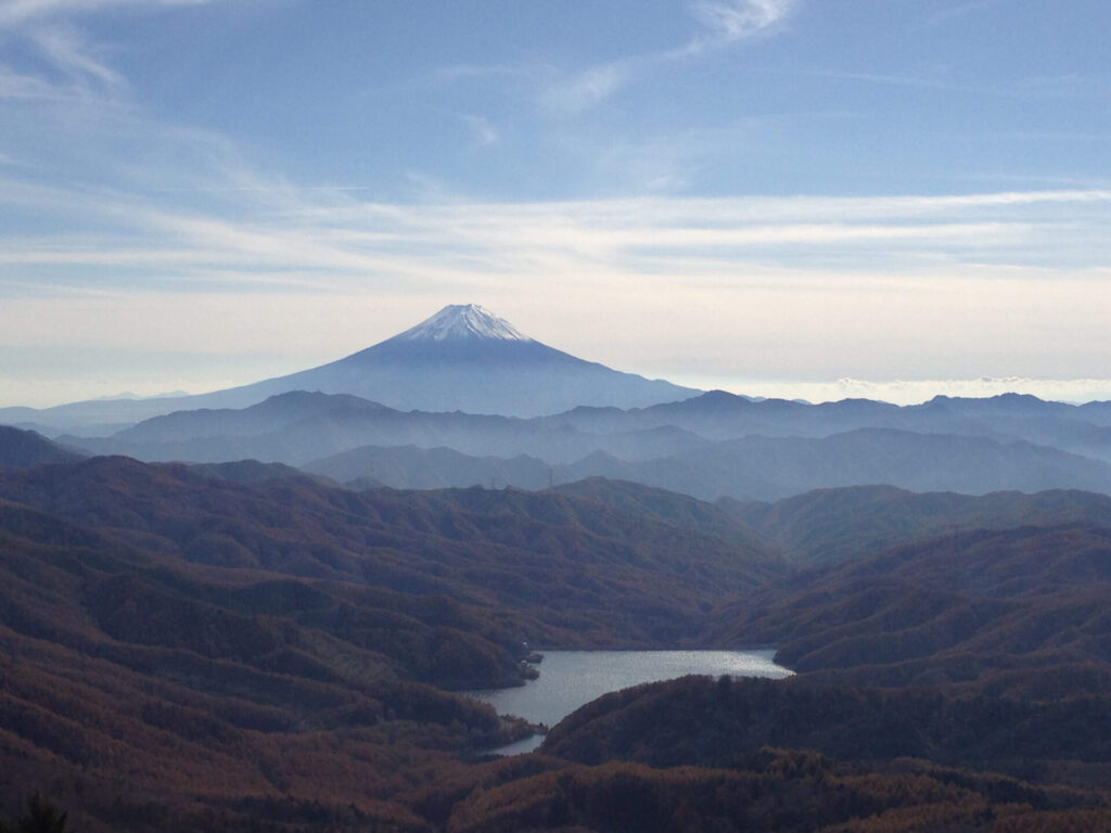 大菩薩嶺から望む富士山