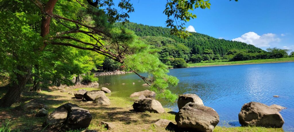 広川原キャンプ場の広川原ため池