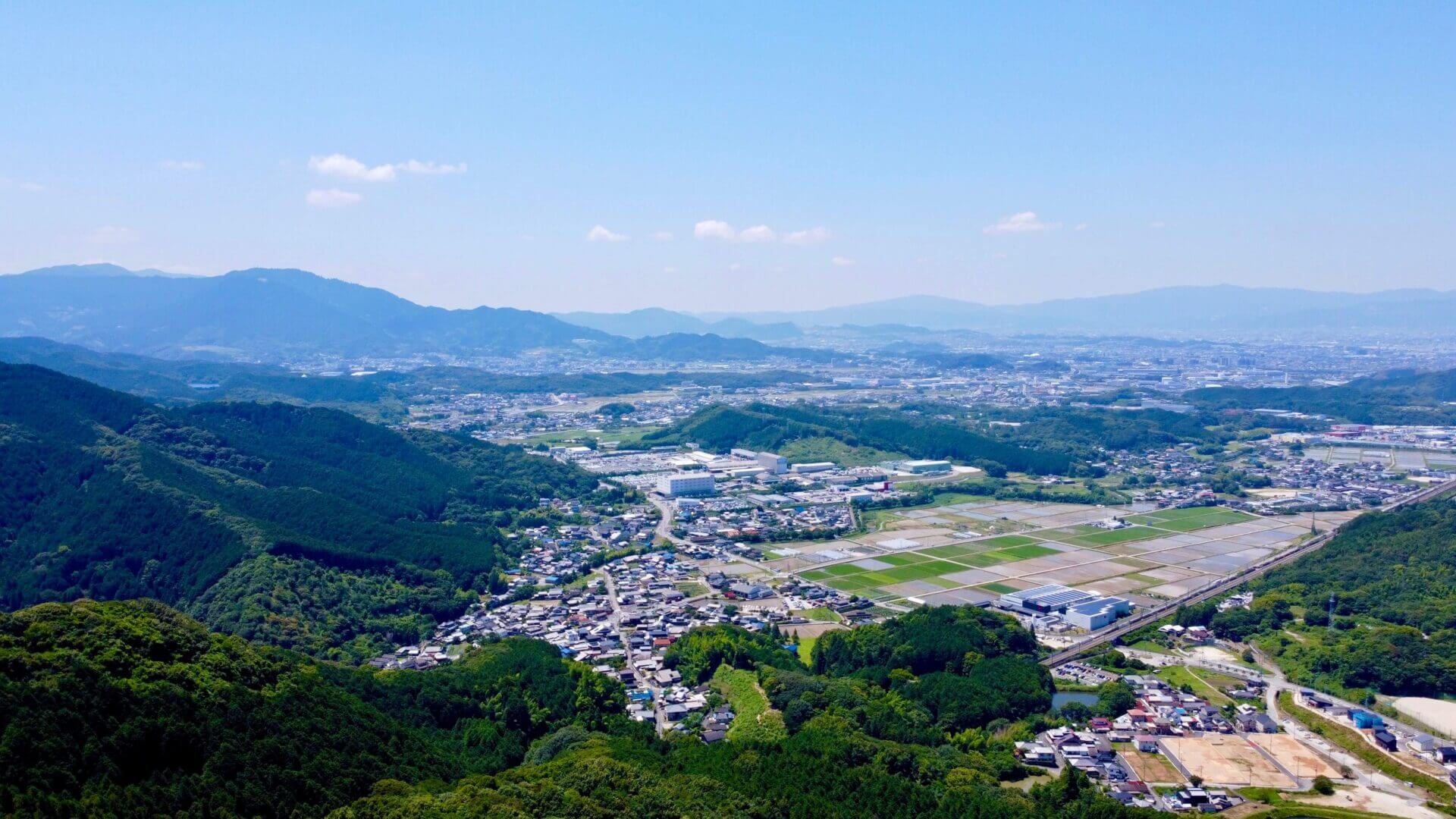 久山町の全景