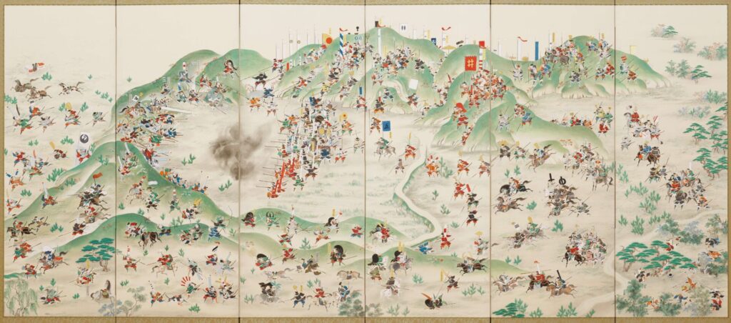 長久手合戦図屏風復元模写