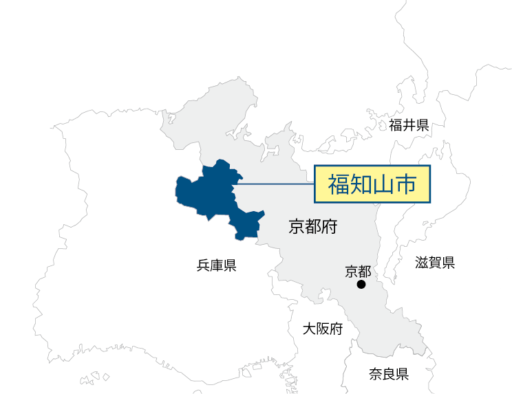 京都府福知山市マップ画像