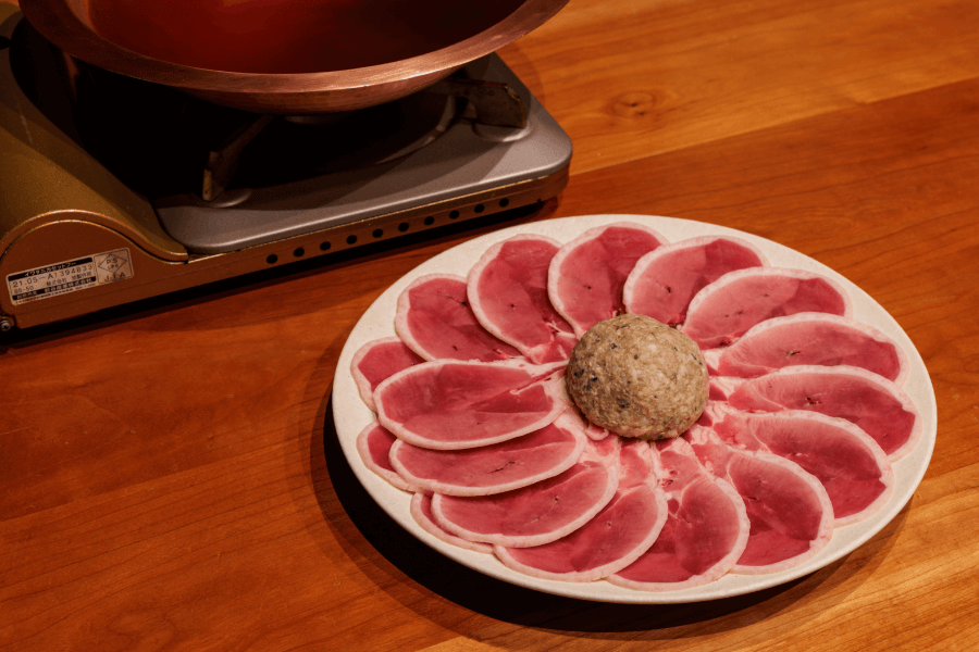 福知山名物 鴨すき(鴨肉と鴨団子セット)