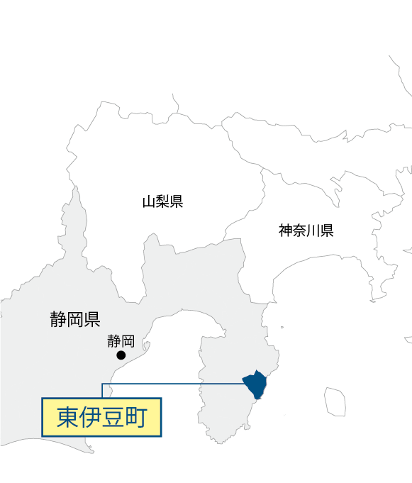 静岡県東伊豆町マップ画像