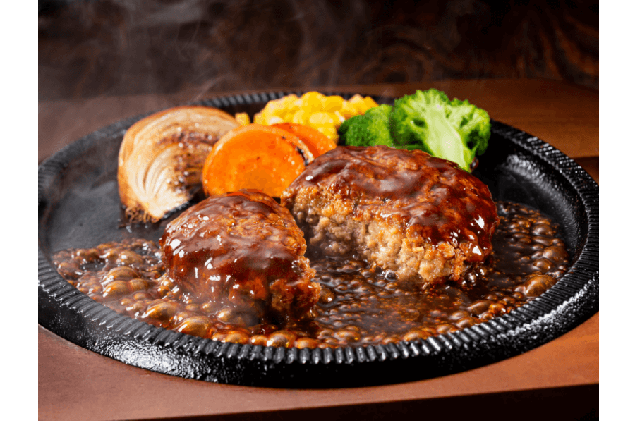 鉄板焼デミソースハンバーグ
