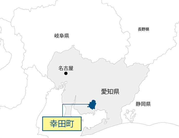 愛知県幸田町マップ画像