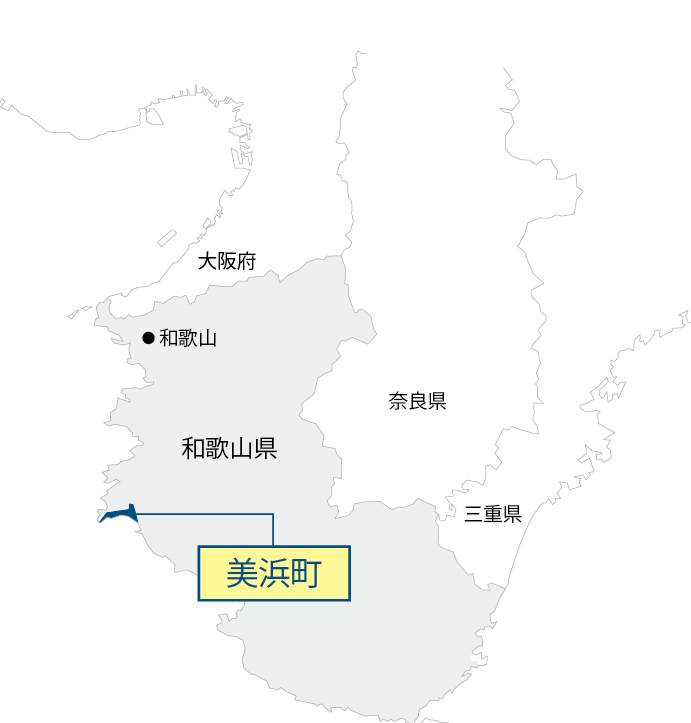 和歌山県美浜町マップ画像