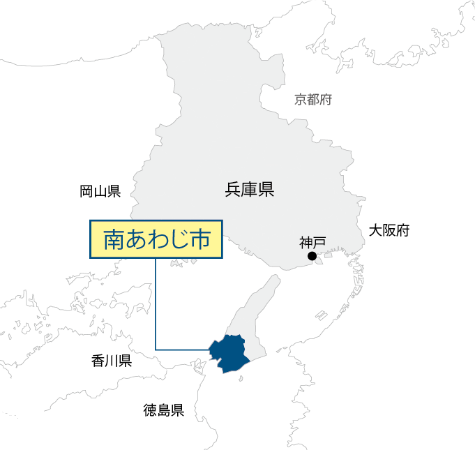 兵庫県南あわじ市マップ画像