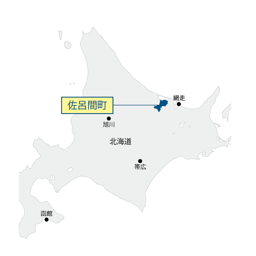 北海道佐呂間町マップ画像