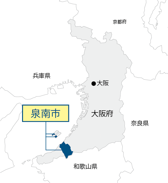 大阪府泉南市マップ画像