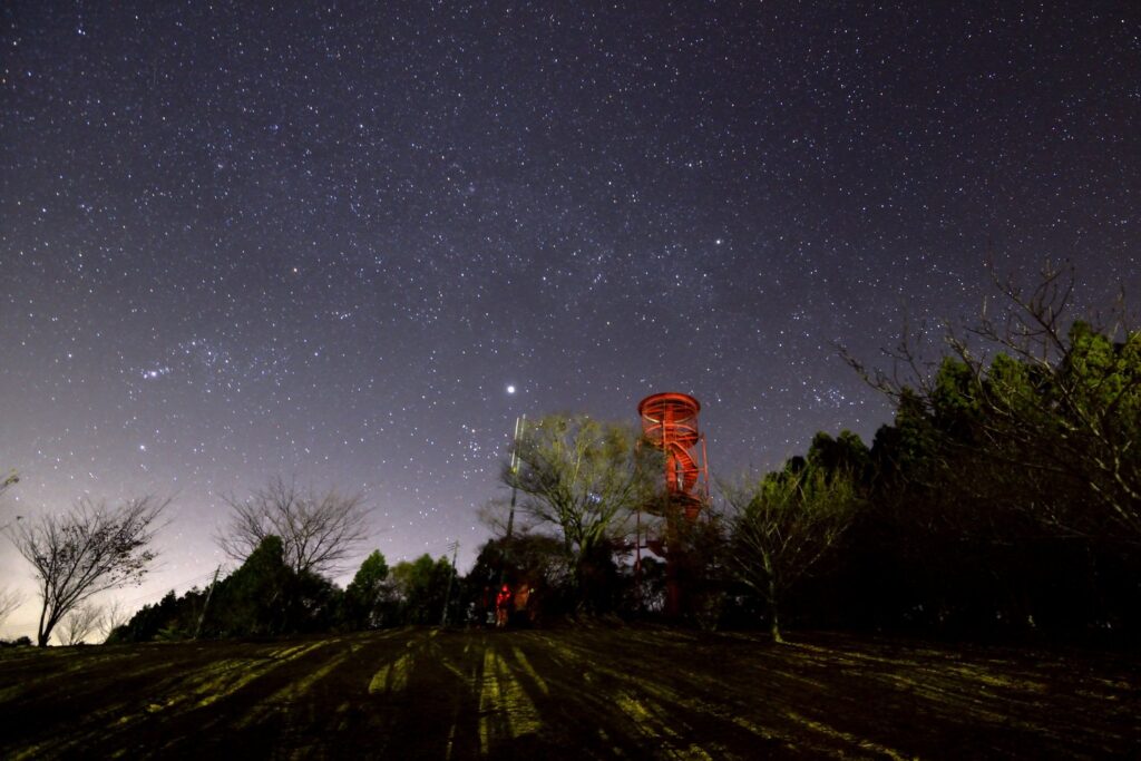 「満天の星空」山王山自然公園