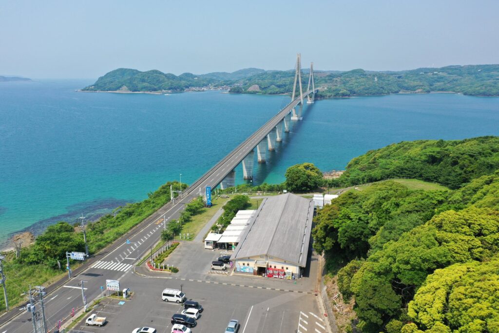 道の駅鷹ら島と鷹島肥前大橋