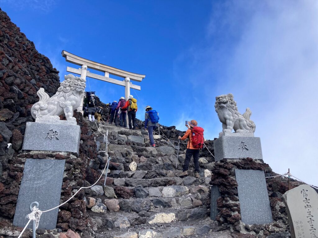 富士山須走口登山道