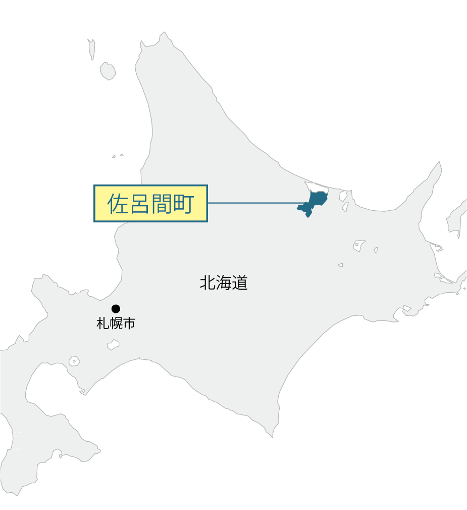 北海道佐呂間町マップ画像