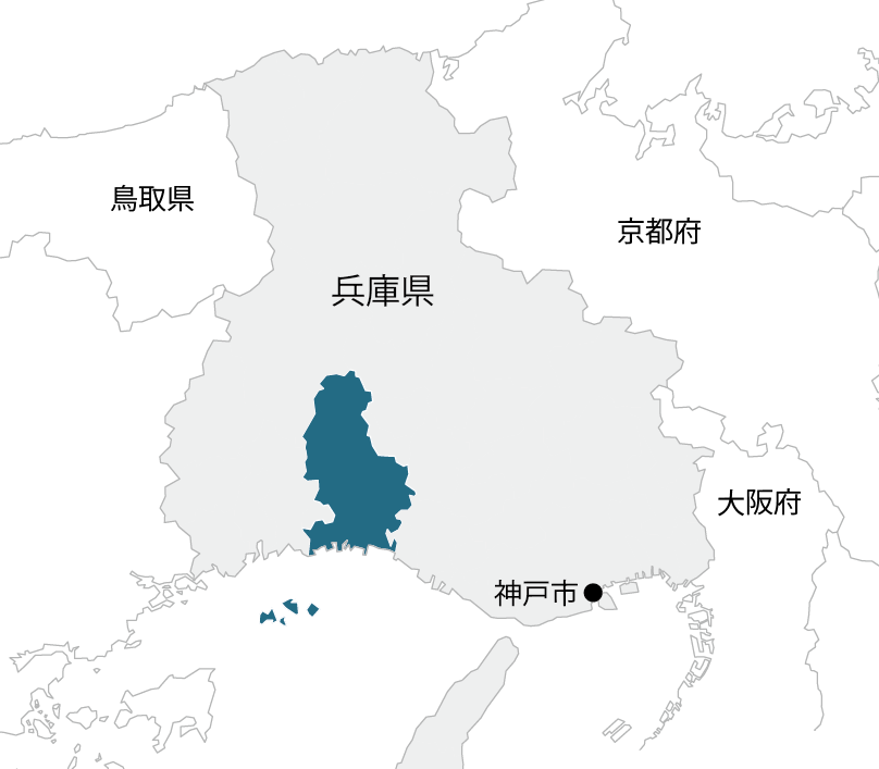 兵庫県姫路市マップ画像