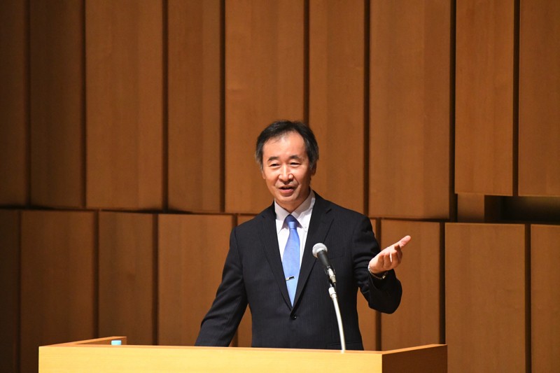 市ゆかりのノーベル物理学賞受賞者「梶田 隆章 氏」（出典元：東京大学宇宙線研究所）