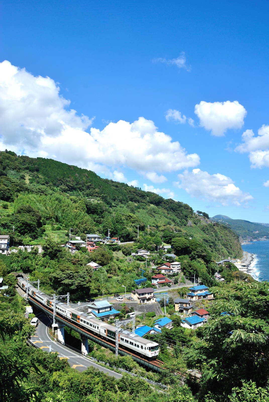 伊豆半島東海岸の中央に位置し豊かな自然に恵まれた東伊豆のまち