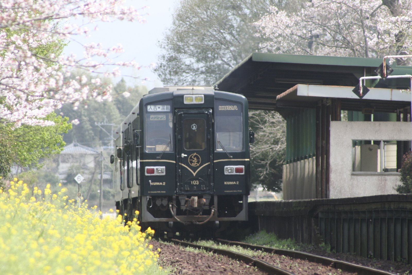 2026年9月全線での運転を再開する「くま川鉄道」。観光列車「KUMA1」、「KUMA2」が再びまちを力強く駆け抜ける